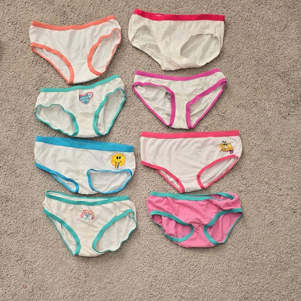 Delta Kids Underwear Set with Pink, Blue, and Red Accents